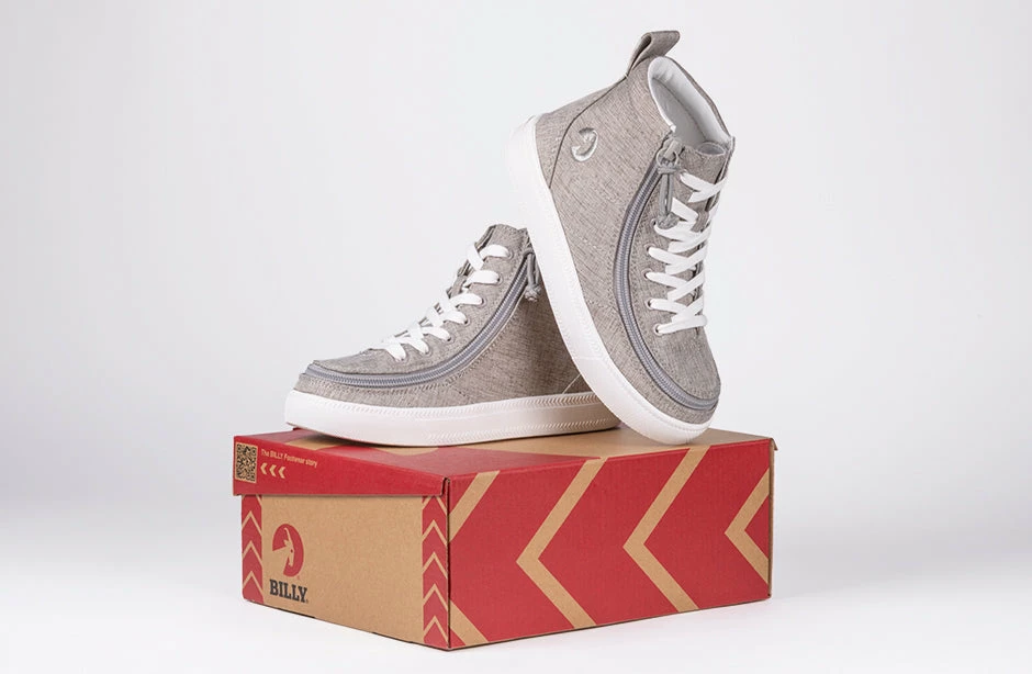Best Pirce β BILLY Footwear Grey Jersey BILLY Classic Lace Highs π 9 Best Pirce β BILLY Footwear Grey Jersey BILLY Classic Lace Highs π - Image 9