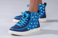 Cheapest 😀 BILLY Footwear Blue Sharks BILLY Classic Lace High Tops 🥰 -BILLY Footwear sale BK20300 460 studio standing 2 940x614 abef8d75 4581 473e 8911 6037b143ed57