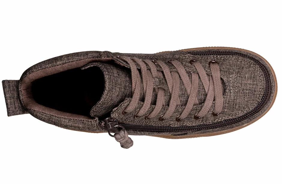 Hot Sale 🌟 BILLY Footwear Brown Jersey BILLY Street High Tops 🎉 3 Hot Sale 🌟 BILLY Footwear Brown Jersey BILLY Street High Tops 🎉 - Image 3