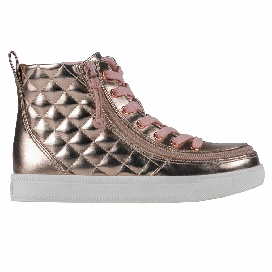 Top 10 ๐ BILLY Footwear Rose Gold BILLY Quilt High Tops โ 2 Top 10 ๐ BILLY Footwear Rose Gold BILLY Quilt High Tops โ - Image 2