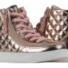 Top 10 😀 BILLY Footwear Rose Gold BILLY Quilt High Tops ⌛