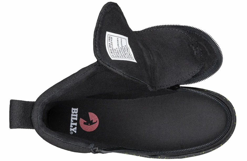 Best Pirce π₯ BILLY Footwear Black/Green Speckle BILLY Classic Lace High Tops π 4 Best Pirce π₯ BILLY Footwear Black/Green Speckle BILLY Classic Lace High Tops π - Image 4