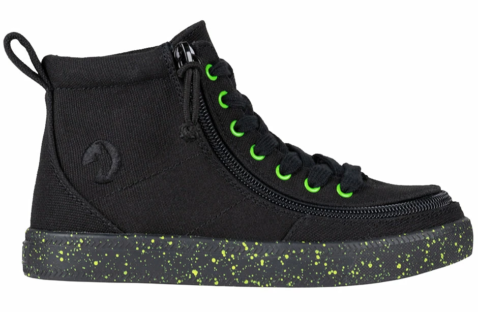 Best Pirce π₯ BILLY Footwear Black/Green Speckle BILLY Classic Lace High Tops π 2 Best Pirce π₯ BILLY Footwear Black/Green Speckle BILLY Classic Lace High Tops π - Image 2