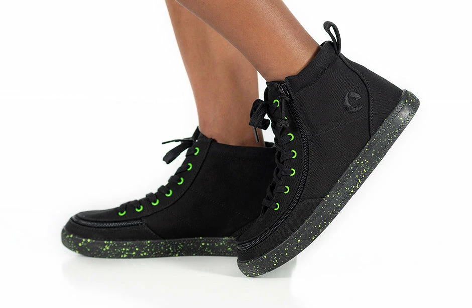 Best Pirce π₯ BILLY Footwear Black/Green Speckle BILLY Classic Lace High Tops π 9 Best Pirce π₯ BILLY Footwear Black/Green Speckle BILLY Classic Lace High Tops π - Image 9