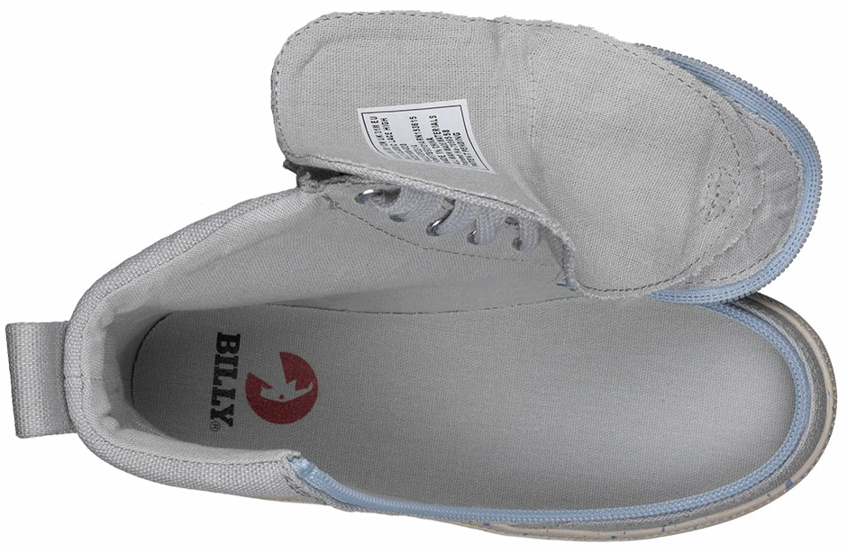 Best Sale 🛒 BILLY Footwear Grey/Blue Speckle BILLY Classic Lace High Tops ⭐ 4 Best Sale 🛒 BILLY Footwear Grey/Blue Speckle BILLY Classic Lace High Tops ⭐ - Image 4