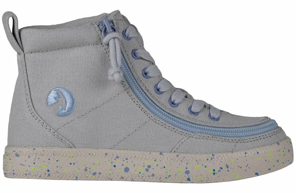 Best Sale 🛒 BILLY Footwear Grey/Blue Speckle BILLY Classic Lace High Tops ⭐ 2 Best Sale 🛒 BILLY Footwear Grey/Blue Speckle BILLY Classic Lace High Tops ⭐ - Image 2