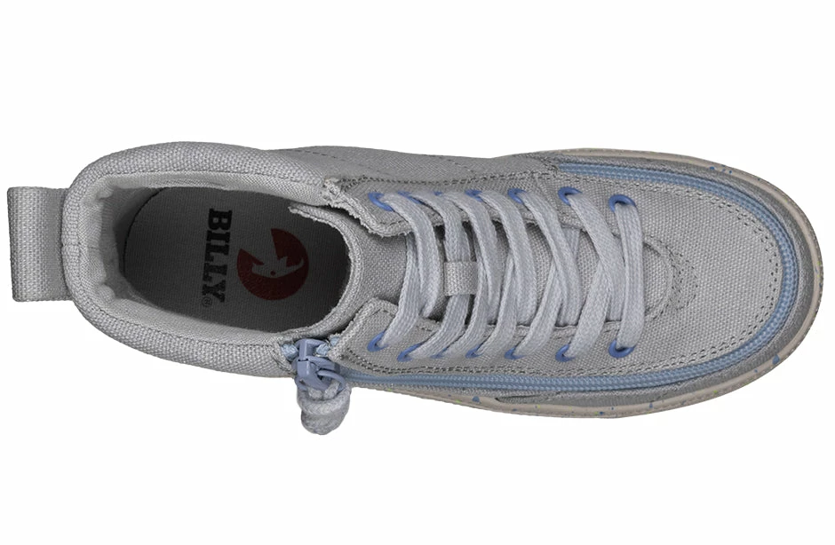 Best Sale 🛒 BILLY Footwear Grey/Blue Speckle BILLY Classic Lace High Tops ⭐ 3 Best Sale 🛒 BILLY Footwear Grey/Blue Speckle BILLY Classic Lace High Tops ⭐ - Image 3