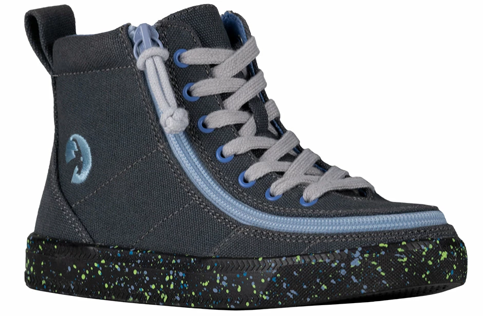 Best Pirce ๐ BILLY Footwear Charcoal/Blue Speckle BILLY Classic Lace High Tops ๐ฅฐ 1 Best Pirce ๐ BILLY Footwear Charcoal/Blue Speckle BILLY Classic Lace High Tops ๐ฅฐ