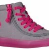 Budget 🛒 BILLY Footwear Grey/Pink BILLY Classic Lace High Tops 🔔