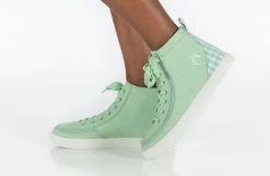Best deal 🧨 BILLY Footwear Green Gingham BILLY Classic Lace High Tops 🔔 -BILLY Footwear sale BK22100 330 studio standing 1 940x614 87d9d34b 7591 4712 add5 6ac324f98b88