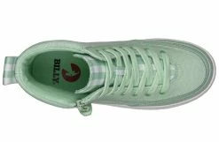 Best deal 🧨 BILLY Footwear Green Gingham BILLY Classic Lace High Tops 🔔 -BILLY Footwear sale BK22100 330 top 940x614 2ac85307 1690 45ad b1f4 ebb167e116ba