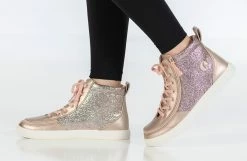 Brand new 😀 BILLY Footwear Rose Gold Unicorn BILLY Classic Lace Highs ⭐ -BILLY Footwear sale BK22100 680 studio standing 1 940x614 d42c911d 2f20 4ac0 b87f f1334589a1a8
