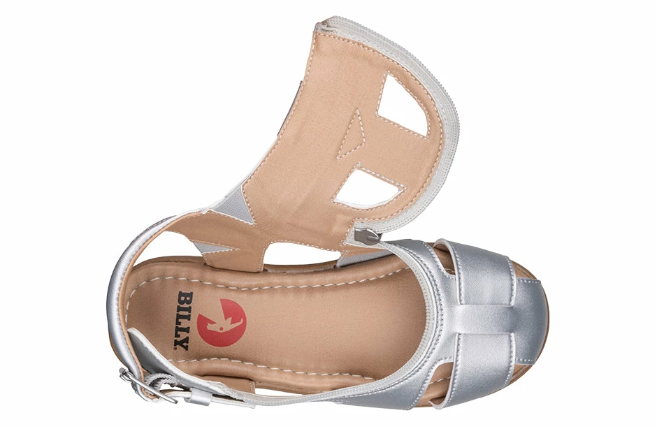 Best Pirce ๐ BILLY Footwear Silver BILLY ๐ฉด Sandals ๐ฏ 4 Best Pirce ๐ BILLY Footwear Silver BILLY ๐ฉด Sandals ๐ฏ - Image 4