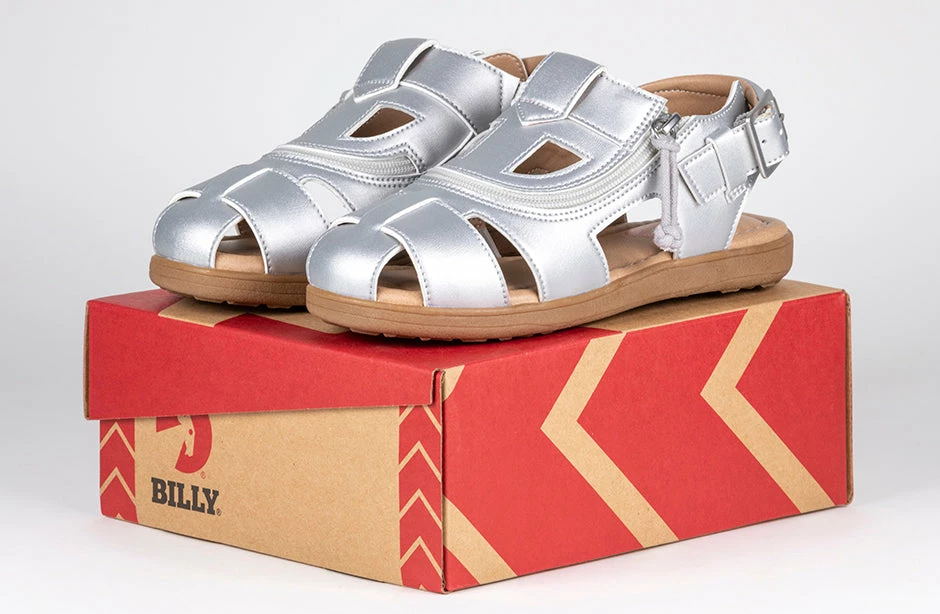 Best Pirce ๐ BILLY Footwear Silver BILLY ๐ฉด Sandals ๐ฏ 6 Best Pirce ๐ BILLY Footwear Silver BILLY ๐ฉด Sandals ๐ฏ - Image 6