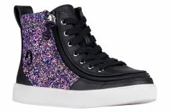 Flash Sale ๐ BILLY Footwear Black Fuchsia Glitz BILLY Classic Lace High Tops โ