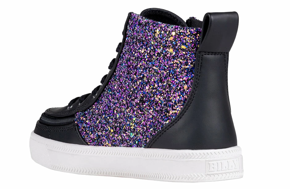 Flash Sale 🔔 BILLY Footwear Black Fuchsia Glitz BILLY Classic Lace High Tops ⌛ 3 Flash Sale 🔔 BILLY Footwear Black Fuchsia Glitz BILLY Classic Lace High Tops ⌛ - Image 3