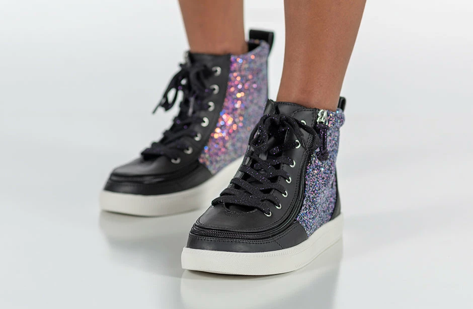 Flash Sale 🔔 BILLY Footwear Black Fuchsia Glitz BILLY Classic Lace High Tops ⌛ 11 Flash Sale 🔔 BILLY Footwear Black Fuchsia Glitz BILLY Classic Lace High Tops ⌛ - Image 11