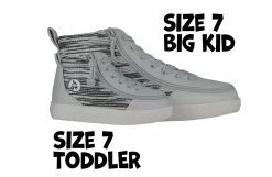 Top 10 ❤️ BILLY Footwear Silver Streak BILLY Classic D|R High Tops ✨ -BILLY Footwear sale BK22317 021 side toddler kid 940x614 22e9e256 117d 4b39 857a 75867a3e7001