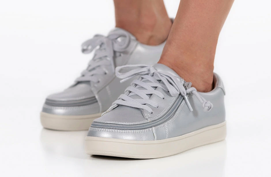 Budget ๐ BILLY Footwear ๐ฉ Women's Silver Grey Metallic BILLY ๐ Sneaker Low Tops ๐ 10 Budget ๐ BILLY Footwear ๐ฉ Women's Silver Grey Metallic BILLY ๐ Sneaker Low Tops ๐ - Image 10