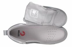 Best Sale 🔔 BILLY Footwear 👩 Women's Silver Grey Metallic BILLY 👟 Sneaker Lace Mid Tops 🌟 -BILLY Footwear sale BW22135 040 open 940x614 2be0cfbc cf87 43d5 a30d a744ad4d6f33