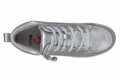 Best Sale 🔔 BILLY Footwear 👩 Women's Silver Grey Metallic BILLY 👟 Sneaker Lace Mid Tops 🌟 -BILLY Footwear sale BW22135 040 top 940x614 03cc690a 495c 4db0 a0f5 f49a2b70243b