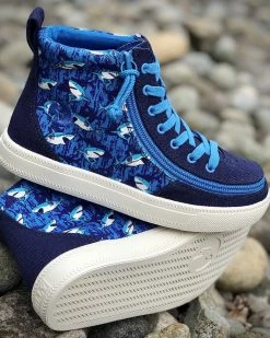 Cheapest 😀 BILLY Footwear Blue Sharks BILLY Classic Lace High Tops 🥰 -BILLY Footwear sale IMG 7224